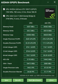 GeForce GTX 1050 Ti GPGPU